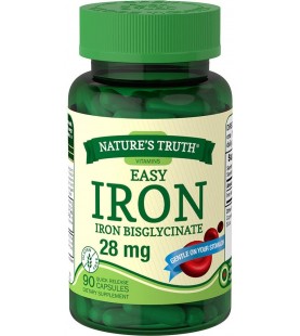 Nature's Truth Easy Iron 28Mg, 90 Count