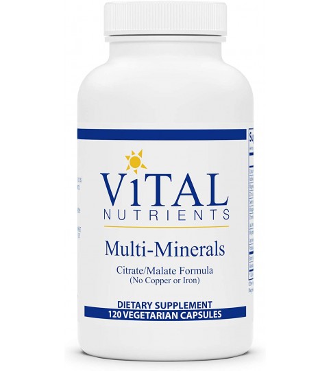 Vital Nutrients - Multi-Minerals - 120 Vegetarian Capsules