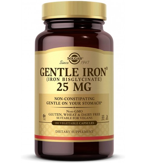 Solgar Gentle Iron, 180 Vegetable Capsules