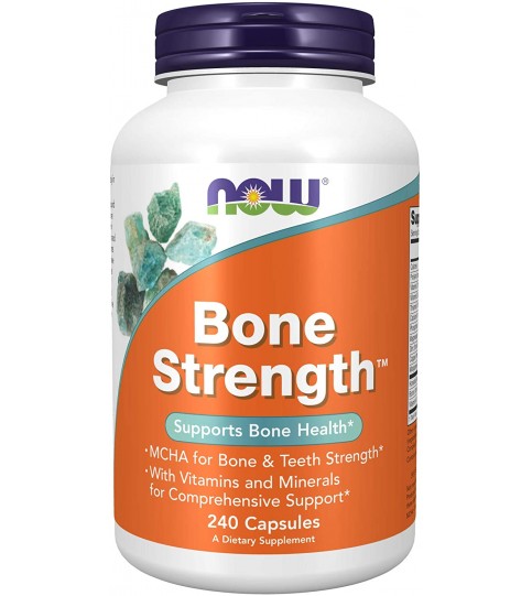 NOW Supplements, Bone Strength, 240 Capsules