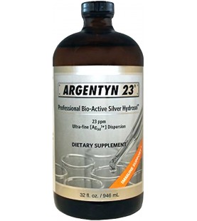 Argentyn 23 PPM Colloidal Silver Hydrosol - 32 oz