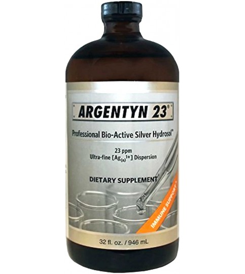 Argentyn 23 PPM Colloidal Silver Hydrosol - 32 oz