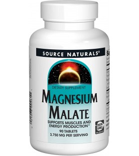 Source Naturals Magnesium Malate 3750 mg - 90 Tablets