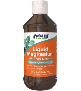 NOW Supplements, Liquid Magnesium with Trace Mineral, 8-Ounce