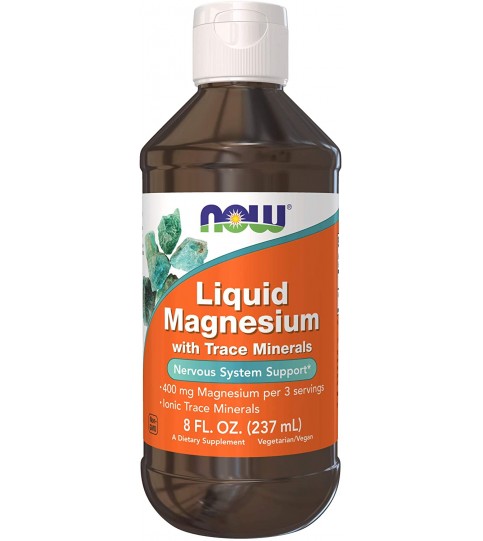 NOW Supplements, Liquid Magnesium with Trace Mineral, 8-Ounce