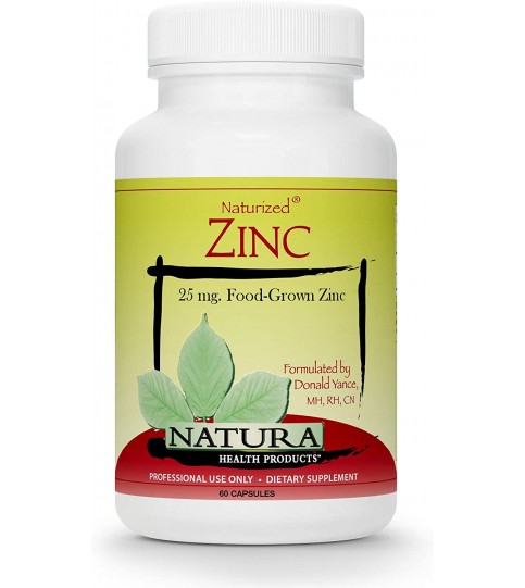 Natura Health Products - Zinc - 25 mg. - 60 Capsules