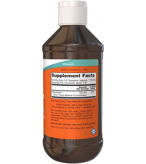 NOW Supplements, Liquid Magnesium with Trace Mineral, 8-Ounce