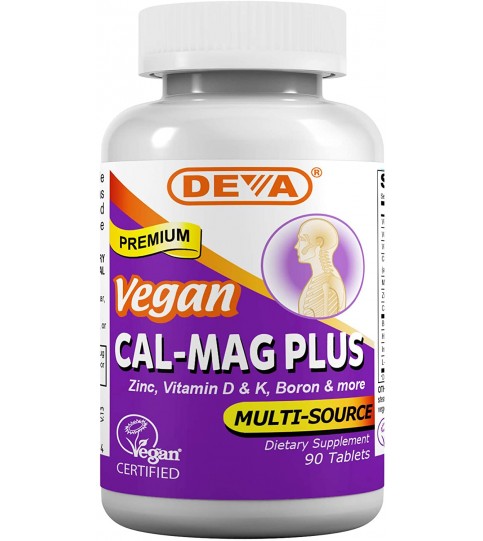 DEVA Vegan Cal MAG Plus - 90 Tablets