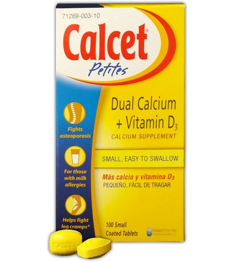 Mission Pharmacal Calcet Petites, 100 Tablets