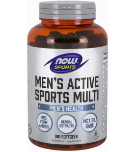 NOW Sports Nutrition, Men's Extreme Sports Multi, 180 Softgels