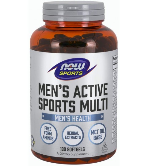 NOW Sports Nutrition, Men's Extreme Sports Multi, 180 Softgels