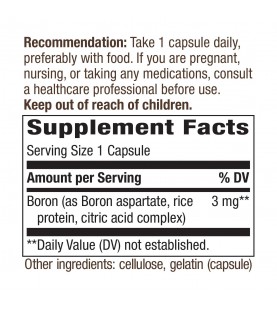 Nature's Way Boron Complex, 100 Capsules