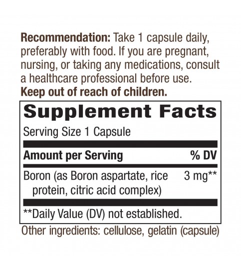 Nature's Way Boron Complex, 100 Capsules