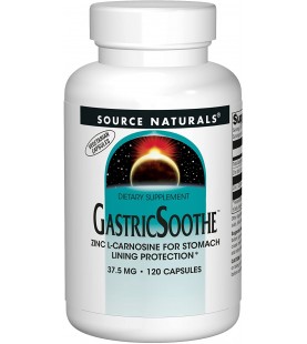 Source Naturals GastricSoothe Zinc L-Carnosine - 120 Veggie Caps