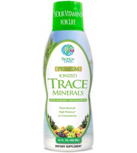 Tropical Oasis - Premium Ionized Plant Based Trace Minerals - 16 oz, 32 servings