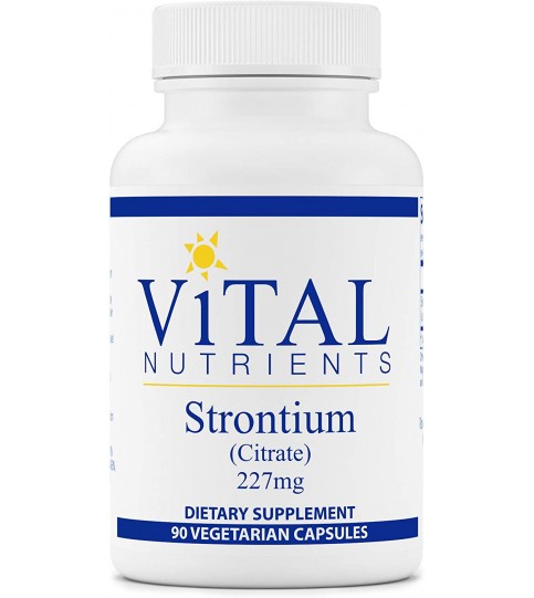 Vital Nutrients - Strontium (Citrate) - 90 Capsules - 227 mg