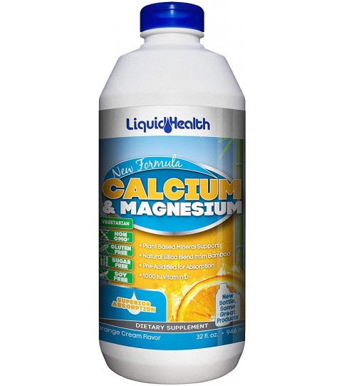 Liquid Health Products Calcium and Magnesium, 32 Ounce