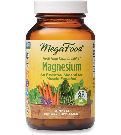 MegaFood, Magnesium, 60 Tablets