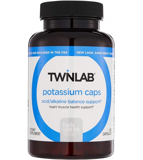 Twinlab Potassium Supplement Caps - 99 mg - (180 Caps)