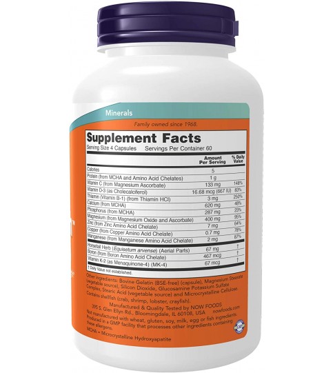 NOW Supplements, Bone Strength, 240 Capsules