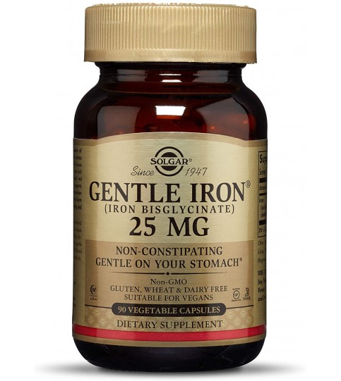 SOLGAR Gentle Iron Vegetable 90 Capsules Bonus