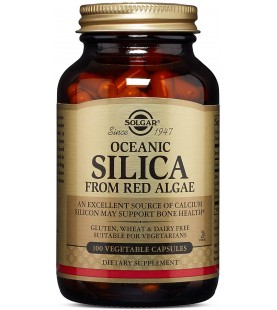 Solgar Oceanic Silica from Red Algae 25 mg, 100 Vegetable Capsules