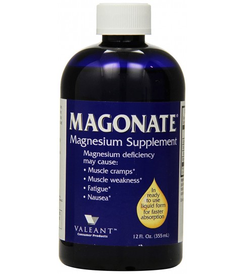 Magonate Liquid Magnesium, 12 Ounce