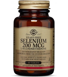 Solgar – Yeast-Free Selenium 200 mcg, 100 Tablets