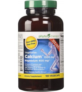 Phyto-Therapy Vegetarian Calcium, 180 Count