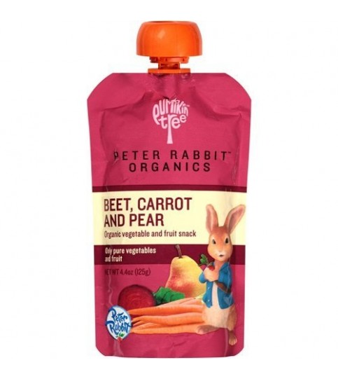 Peter Rabbit Organics Beet Carrot And Pear Vegetable And Fruit Snacks (10X4.4 OZ)