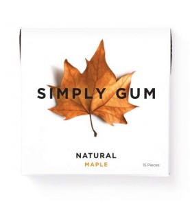 Simply Gum All Natural Gum Maple (12X15 Ct)