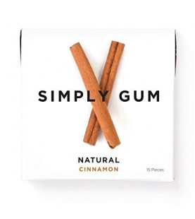 Simply Gum All Natural Gum Cinnamon (12X15 Ct)