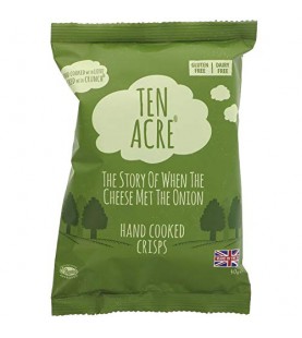 Ten Acres Hand Cooked Crisps Cheese & Onion (10x5 OZ)