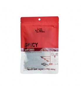 The New Primal Grass Fed Spicy Beef Jerky (8x2 OZ)