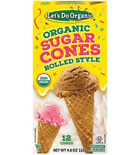 Let's Do...Orgainc Sugar Cones (12x4.6OZ )