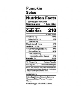 Rxbar Pumpkin Spice (12X1.83 OZ)