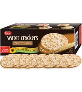 Dare Water Crackers, Toasted Sesame (12x4.4Oz)