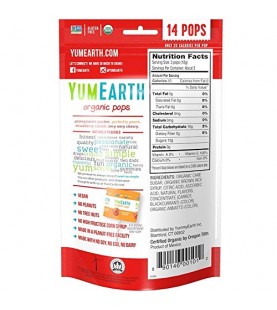 Yummy Earth Fruit Pop Pc Lollipop (6x3 Oz)