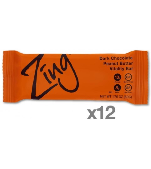 Zing Bars Chocolate Peanut Butter (12x1.7Oz)