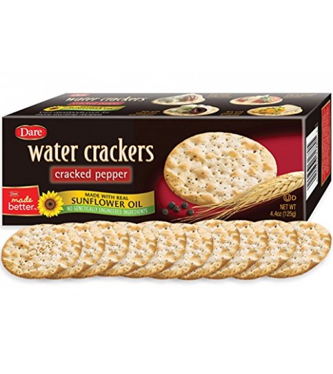 Dare Water CrackersCracked Pepper (12x4.4Oz)