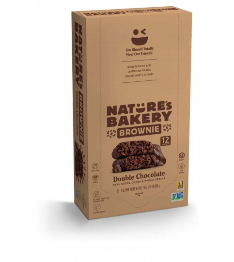 Nature's Bakery Double Chocolate Brownie (12x2 OZ)