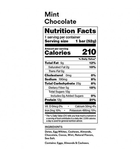 Rxbar Mint Chocolate (12X1.83 OZ)