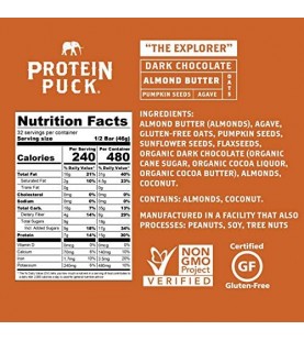 Protein Puck Almond Butter Dark Chocolate (16X3.25 OZ)