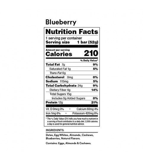 Rxbar Blueberry (12X1.83 OZ)