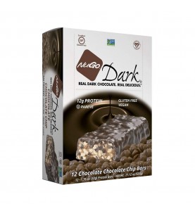 Nugo Dark Chocolate Chocolate Chip Bar (12x50 GM)