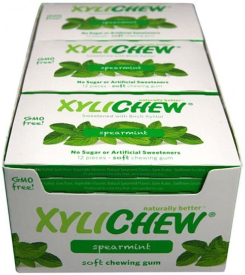 Xylichew Spearmint Gum, Display (24x12 PC)