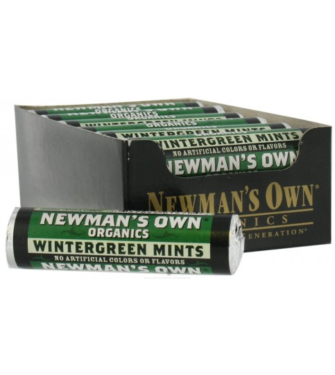 Newman's Own Wintergreen Roll Mints (12x.75 Oz)