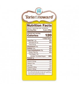 Torie and Howard Organic Meyer Lemon and Raspberry Chewie Fruities (6x4 OZ)