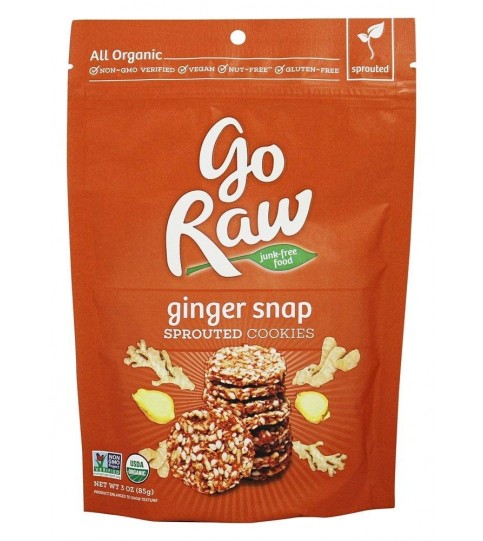 Go Raw Ginger Snap Super Cookie (12x3 OZ)