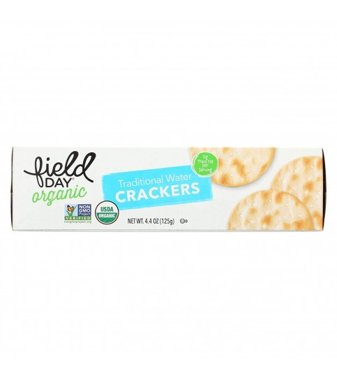 Field Day Organic Water Crackers (12x4.4Oz)